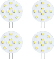 4x LED Lampe G4 warmweiß 3W / 20W 200lm GU4 Leuchtmittel 12V Stiftsockel SEBSON