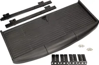 KOTARBAU® Tastaturauszug 550 mm Tastaturhalterung Halterung unter Schreibtisch Zulage Unterbau Tastatur mit Federkasten Behälter für Zubehör Schwarz