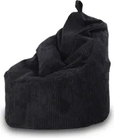 Manšestrové kreslo Yoko - Mäkké a pohodlné - Moderné - Farba: SZ19 Black