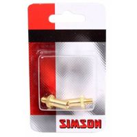 Simson Französisch-Adapter / Dunlop Gold 2 Stück