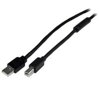 StarTech.com 20m aktives USB 2.0 A auf B Kabel - Stecker/Stecker, 20 m, USB A, U