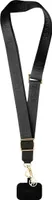 Guess, Verstellbare Nylon-Handyband mit Anhänger, Schwarz