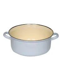 Zapiekanka Riess z chromowaną obręczą emaliowana 24cm, 4litry