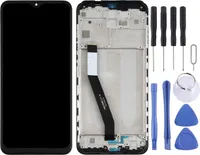 Für Xiaomi Redmi 9 Display Full LCD + Rahmen Einheit Touch Ersatzteil Reparatur Schwarz
