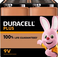 4 baterie DURACELL PLUS E-Block 9,0 V