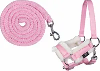 HKM Detská sada ohlávok Hobby Horsing toy ohlávka ružová