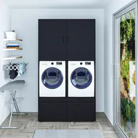Roomart Waschmaschinenschrank für Trockner & Waschmaschine in 3 Farben –