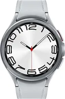 Samsung, Galaxy Watch6 Classic 4G 47mm Smartwatch mit AMOLED Display, Silber