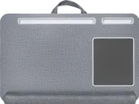 QUVIO Laptop-Tisch mit Mauspad - Lappad - Laptray - Laptop-Kissen - Laptop-Ständer - Laptop-Tisch - Laptop-Tisch - Grau