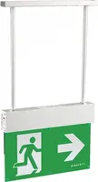 LED-Rettungsleuchte L-Lux, zur Pendelmontage, Dauer- und Bereitschaftsschaltung