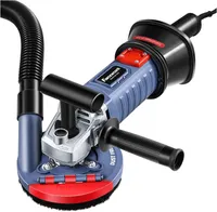 FANZWORK 1500W Betonschleifer Set, Drehzahlregelbar, inkl. Premium 125mm Diamantschleiftopf, Absaughaube