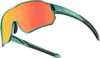 ROCKBROS Fahrradbrille Kinder/Jungen 8-14 Alt Sonnenbrille Polarisierte Brille für Outdoorsport Grün