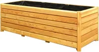 Pflanzkasten Catania aus Lärchenholz Blumenkasten rechteckig Pflanzkübel Holz : 120 x 40 x 40 cm Größe: 120 x 40 x 40 cm