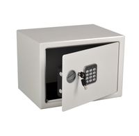 GENERIQUE - Tresor mit Zahlencode  16 L - H.25 x B.35 x T.25 cm - Weiß - Wandtresor - Code-Safe - 2 Sicherheitsschlüssel