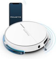 Rowenta RR7437.GYRO X-Plorer Series 60 Robot Vacuum Cleaner, Only 6 cm High, Central Brush, Systematic Cleaning Thanks to Gyroscope, Control via App,