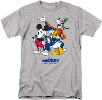 Mickey Mouse & Friends - "Originals" T-Shirt für Herren TV2327 (XL) (Grau meliert)