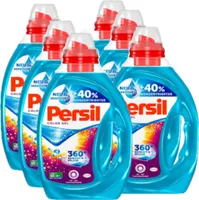 Persil 31912 Color Gel 6er Pack Colorwaschmittel Gel 6x1 Liter Waschmittel