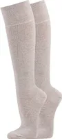 FussFreunde 4 Paar Kniestrümpfe für Damen und Herren, Beige, Größe 35-38