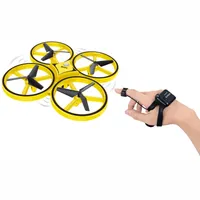 Denver Drohne DRO-170, Beleuchtung, Handgelenkssteuerung, Farbe: Gelb/Schwarz