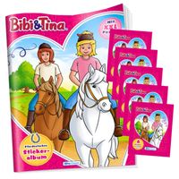 Blue Ocean Bibi und Tina Sticker Pferdesticker (2023) - Auswahl 1 Album + 5 Tüten