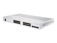 Cisco CBS350-24T-4G-EU Managed L2/L3 Gigabit Ethernet (10/100/1000) Netzwerk-Switch Silber