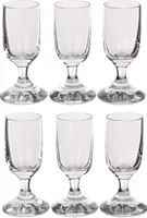 Schnapsgläser 6er SET Likörgläser Shotgläser Vodka Gläser KROSNO 20 ml
