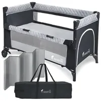 Babybetten Reisebetten Baby Reisebett Kinderreisebett Laufstall Overnight grau
