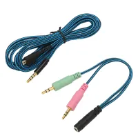 Kábel slúchadiel, náhradný kábel slúchadiel, zvukový kábel slúchadiel, kábel slúchadiel pre Steelseries, kábel hernej náhlavnej súpravy, príslušenstvo slúchadiel