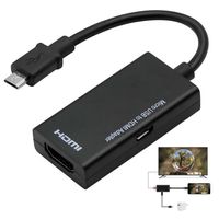 Micro USB zu HDMI Kabel 1080P HD TV Kabeladapter für Android Computer Laptops Tragbar schnelle Geschwindigkeit