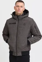 BLEND BHBoris Herren Jacke Winterjacke Steppjacke gefüttert mit Kapuze Reißverschlusstaschen Rippbündchen Regular fit