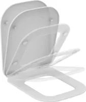 Ideal Standard WC-Sitz TONIC II mit Deckel, Scharniere Edelstahl, Softclosing weiß K706501
