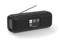 Karcher DAB Go tragbarer Bluetooth Lautsprecher & Digitalradio DAB+ / UKW Radio mit 2,4" Farbdisplay/ 5 Watt Stereo-Sound