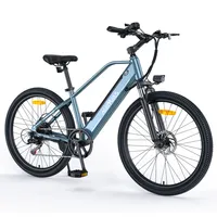 HillMiles E Bike, trekingový elektrobicykel so snímačom krútiaceho momentu a hydraulickými brzdami, 36V 13AH vymeniteľná batéria do 100 km, 25 km/h, Mile Trail