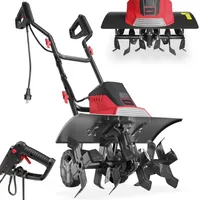 ONBEST T1545 Motorhacke Elektro | 45 cm Arbeitsbreite | 1500W | 22cm Arbeitstiefe| 24 Messer
