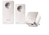 Devolo Magic 1200+ WiFi Multiroom Kit Kompaktes Set mit 3 Powerline-Adaptern