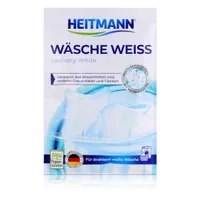 Heitmann Wäsche Weiss 50g - Waschmittelzusatz, beseitigt Vergilbungen (1er Pack)