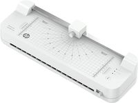 Hewlett Packard 581845 ONELAM COMBO A3 Laminiergerät, integrierter Trimmer, Laminiergeschwindigkeit 40 cm/min, weiß