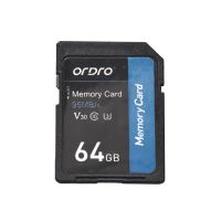 ORDRO 64 GB Speicherkarte V30 Klasse 10 SD-Karte 95 MB/s High Speed fuer digitale Videokameras Camcorder