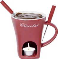 NOUVEL Schokoladenfondue Set Chocolat 3teilig