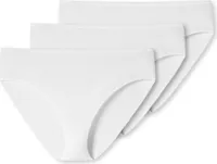 Schiesser Damen Slip 3er Pack Größe 38 Weiß 100 Bequeme Briefs Hochwertig