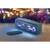 auvisio Mobile Discokugel mit Lautsprecher, Bluetooth, MP3-Player, 20 Watt