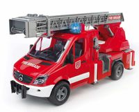 Bruder 02528 Jeep Wrangler Unlimited Rubicon Feuerwehr-Einsatzfahrzeug mit Figur 