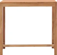 vidaXL Vonkajší barový stôl 110x60x105 z masívneho teakového dreva