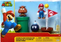 Nintendo 6,5 cm Acorn Plains Diorama Set - Fanartikel