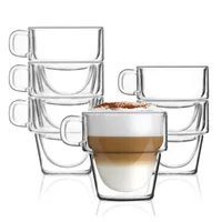 Vialli Design sada 6 dvojstenných hrnčekov, SENSO 7442, 280 ml