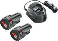 12V Starter-Set 2x Akku PBA 1.5Ah + Ladegerät GAL 1210CV