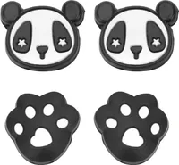 Tennis Dämpfer Silikon süß Panda & Klaue Vibrationsdämpfer 4er Set, Schlägerzubehör