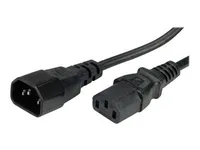 VALUE Kabel síťový prodlužovací, IEC320 C14 - C13, 3m, černý (19.99.1530)
