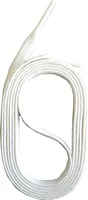 SNORS gewachste Schnürsenkel flach - WEISS - 6-7mm - 90cm
