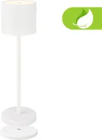 LED Tischlampe Akku IP44 Tischleuchte kabellos Ladestation Dimmbar Touch